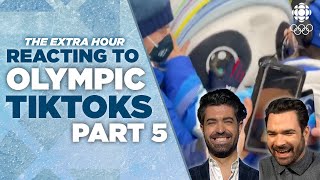 Alex Despatie amp Brendan Dunlop react to the best Beijing Olympic TikToks Part 5  The Extra Hour [upl. by Viki]