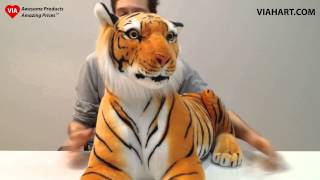 Rohit the Orange Bengal Tiger Stuffed Animal Plush from VIAHART [upl. by Enymsaj]