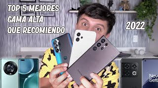 Top 5 mejores smartphones GAMA ALTA 2022 Los recomiendo [upl. by Paulita673]