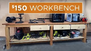 How to Build a 10ft Professional Workbench for under 150  34 [upl. by Isiah332]