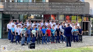 Rheinberger quotAbendliedquot  Verabschiedung von Martin Lehmann beim Windsbacher Knabenchor [upl. by Blake151]