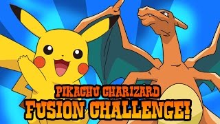 How to Draw Pikachu  Charizard Fusion  ART CHALLENGE [upl. by Lanita]