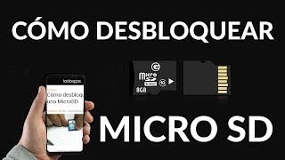 Cómo Desbloquear una Tarjeta SDMicroSD [upl. by Braasch]