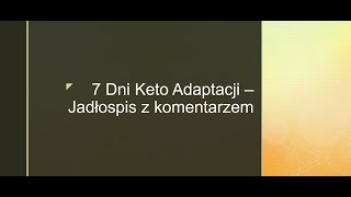 Co jadłem w keto adaptacji Posiłki i makra na 7 dni [upl. by Anileuqcaj]