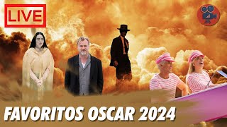 ANÁLISE DOS FAVORITOS PARA O OSCAR 2024 com Convidados  Live [upl. by Wavell982]