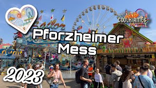 Kopfüber und rundherum  Pforzheimer Messe 2023  Impressionen   Clip by CoolKirmes [upl. by Ranilopa]