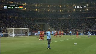 Diego Forlán freekick goal vs Ghana [upl. by Marcellina347]