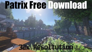 Patrix Free Texture Pack Showcase Free Download [upl. by Letnoj]