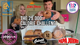 25000 Calorie Challenge  Epic Cheat Day Episode 10 [upl. by Tessie]