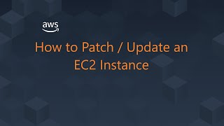 aws  How to Patch  Update an EC2 Instance [upl. by Amik675]