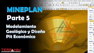 MINEPLAN  Modelamiento Geológico y Diseño Pit Económico  Parte 5 [upl. by Olshausen]