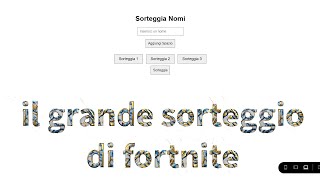 il sorteggio dei 500 iscritti [upl. by Ehling]