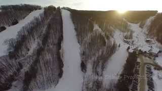 Drone Aerial Tour of Holiday Valley Ski Resort  Ellicottville NY [upl. by Ross]