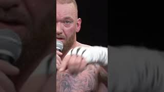 Thor Has a Message for Eddie Hall 2021 Heaviest Boxing Match in History  Hafthor vs Eddie Shorts [upl. by Zohar142]