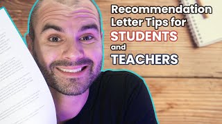 How to get great Letters of Recommendation  Recommendation Letter Tips for Students and Teachers [upl. by Hedva]