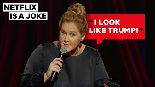 Amy Schumer Shows Her Husbands Awful Painting Of Her  Netflix Is A Joke [upl. by Eido]