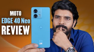 MOTO Edge 40 Neo Review in Telugu  Prasadtechintelugu [upl. by Hazem]