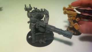 Magnetised NEW XV88 Broadside Battlesuit  WH40k [upl. by Fahy]