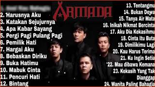 Armada Full Album  Tanpa Iklan  Armada Band Full Album 2022  Harusnya Aku  Awas Jatuh CintaHot [upl. by Atinad]