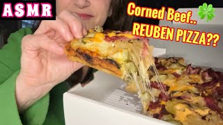 ASMR PIZZA MUKBANG  CORNED BEEF PIZZA  ASMR Eating Whispering [upl. by Egrog]