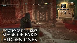 Hidden Quest and Lutetia Bureau All 3 Keys Locations Siege of Paris  Assassins Creed Valhalla [upl. by Delcine623]