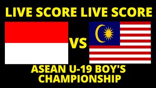 🔴 LIVE SCORE  INDONESIA VS MALAYSIA  AFF U19 2024 [upl. by Leivad]