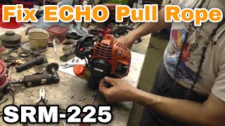 Taryl how to fix recoil on SRM225 Echo Weed eater [upl. by Ashely]