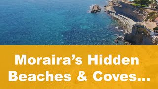 Morairas Hidden Beaches amp Coves by Drone  Costa CarpeDiem [upl. by Nhoj]