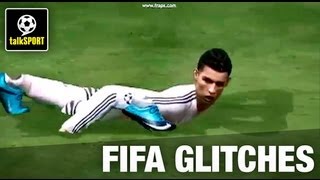 More funny football video game glitches  PES amp FIFA fails [upl. by Amuwkuhc]