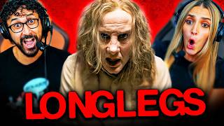 LONGLEGS 2024 MOVIE REACTION Nicolas Cage  Maika Monroe  First Time Watch  Full Movie Review [upl. by Sinegold]