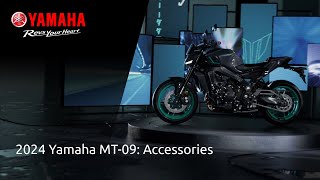 2024 Yamaha MT09 Accessories [upl. by Sewoll]