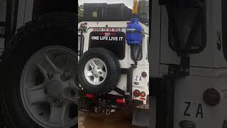 Land Rover Defender 110 Ready for Adventure in the Rain 🌧️🚙 [upl. by Lucania]