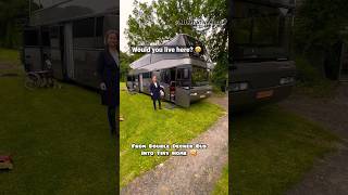 SelfConverted Double Decker Bus into Home On Wheels [upl. by Annala]