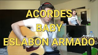 Baby  Eslabon Armado  Acordes como tocar  Guitarra Tutorial [upl. by Leela]