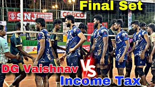 Final Set 🔥 Income Tax Vs DG Vaishnav 🔥  tnvolleys [upl. by Iat]