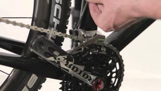 Front derailleur adjustment on mountain bike [upl. by Norramic]