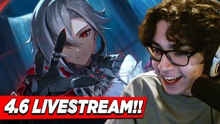 ARLECCCHINO LOOKS INSANE HUGE PATCH INCOMING  Genshin Impact 46 Livestream Reaction [upl. by Fredkin413]