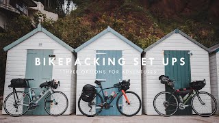 3 DIFFERENT BIKEPACKING SETUPS [upl. by Mihalco]