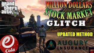 GTA 5 Stock Market Guide  Ecola amp Augury Insurance Stock Market  Unlimited Money Glitch [upl. by Orlina]