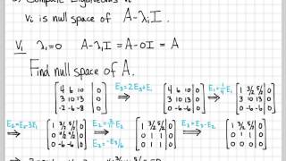 Eigenvalue and Eigenvector Computations Example [upl. by Kelci789]