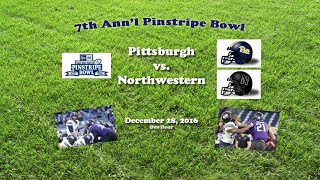 2016 Pinstripe Bowl Pittsburgh v Northwestern One Hour [upl. by Nilla]