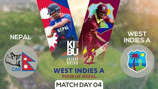 Nepal Vs West Indies A  Tour of Nepal  Kantipur Max HD LIVE  Match 04  02 May 2024 [upl. by Dincolo]