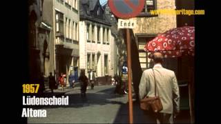 1957  Sauerland  Lüdenscheid  Altena color [upl. by Hanforrd]