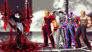 KOF Mugen Nightmare Iori Yagami Vs Yamazaki Team [upl. by Calley]