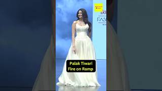 Palak Tiwari on Ramp for Designer Asra at Bombay Times Fashion Week [upl. by Yesrod]