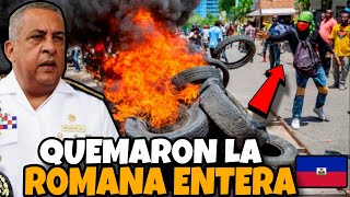 🛑AHORA SI C0Ñ0😱 Haitianos Destruyen Todas Las Calles En La Romana En Contra de Migración [upl. by Bridgette]