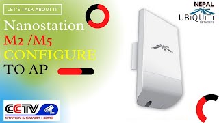 NanoStation Access Point  ubiquiti nanostation m2 to access point configuration [upl. by Gwyn]