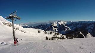 Rauris  Hochalmbahnen Piste 3a GipfelbahnSteinkar  Piste 3 GipfelbahnHochkar [upl. by Radack]