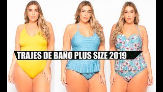 📲👙Trajes de baño para gorditas 2019  MODA PLUS SIZE 👉👙⛱️🏝️ [upl. by Notgnilra706]