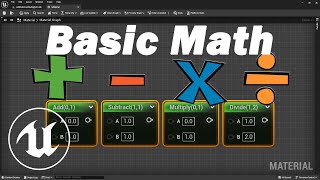 Add Subtract Multiply amp Divide Nodes EXPLAINED Unreal Engine Materials [upl. by Gass]